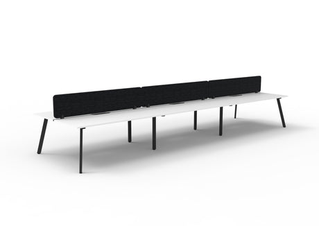 RL Eternity Double Sided Workstation with Black Eco Panel Screen