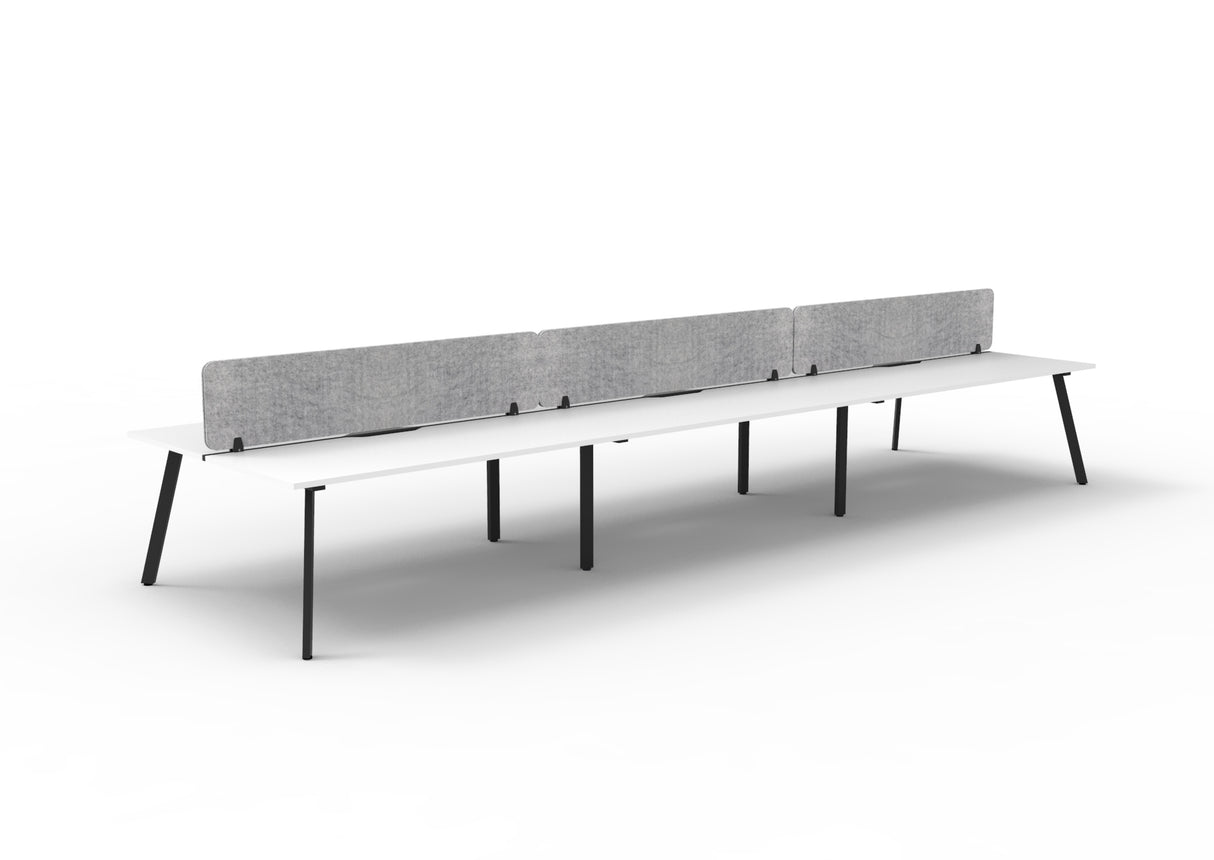 RL Eternity Double Sided Workstation with Grey Eco Panel Screen