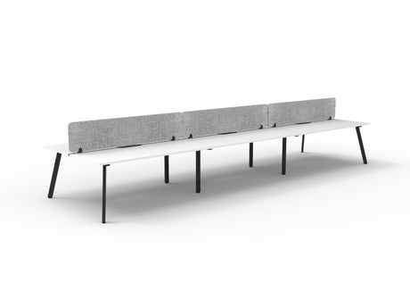 RL Eternity Double Sided Workstation with Grey Eco Panel Screen