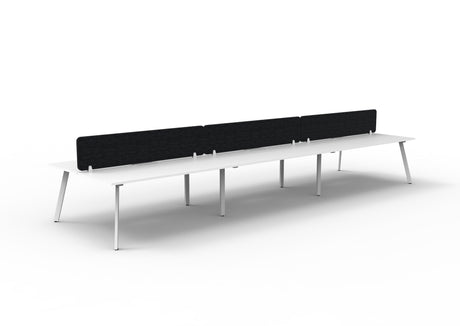 RL Eternity Double Sided Workstation with Black Eco Panel Screen