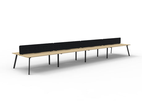 RL Eternity Double Sided Workstation with Black Eco Panel Screen