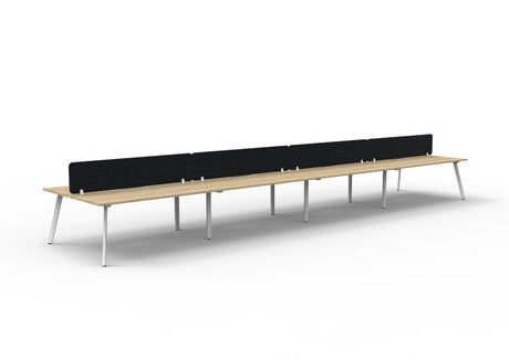 RL Eternity Double Sided Workstation with Black Eco Panel Screen