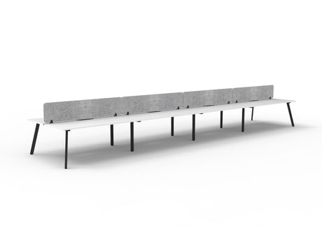 RL Eternity Double Sided Workstation with Grey Eco Panel Screen