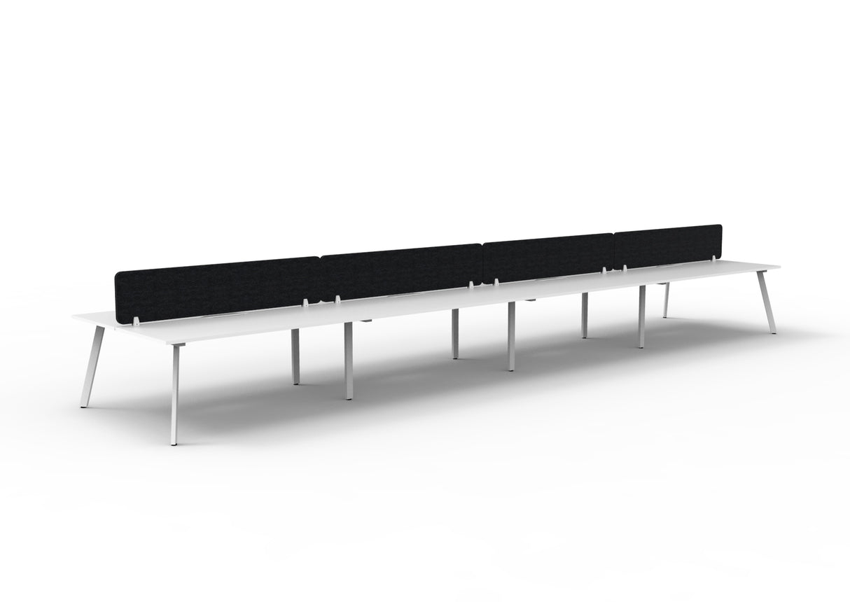 RL Eternity Double Sided Workstation with Black Eco Panel Screen