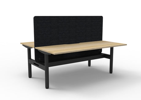 RL Halo Static Back to Back 2 User Workstation with Eco Panel Screen