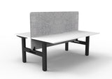 RL Boost Static 2-User Double Sided Workstation with Grey Eco Panel Screen