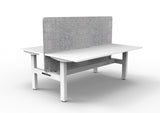 RL Boost Static 2-User Double Sided Workstation with Grey Eco Panel Screen