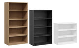 DD Wide Melamine Board Adjustable Bookcases - 1800mm High