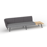 OL Willow Fabric Upholstered Reception Area Sofa with Side Table