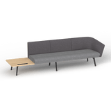 OL Willow Fabric Upholstered Reception Area Sofa with Side Table