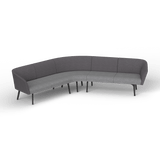 OL Willow Fabric Upholstered Reception Area Corner Sofa