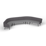 OL Willow Fabric Upholstered Reception Area 8 Seater Corner Sofa