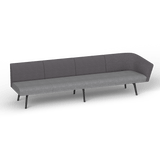 OL Willow Fabric Upholstered 4 Seater 1 Arm Reception Area Sofa