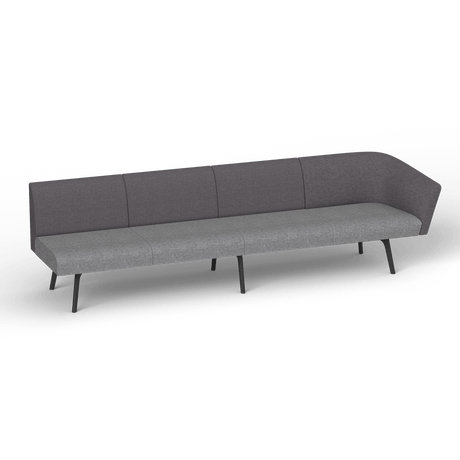 OL Willow Fabric Upholstered 4 Seater 1 Arm Reception Area Sofa