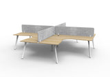 RL Eternity Workstation for 4 Users with Eco Panel Screen