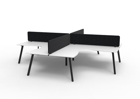 RL Eternity Workstation for 4 Users with Eco Panel Screen