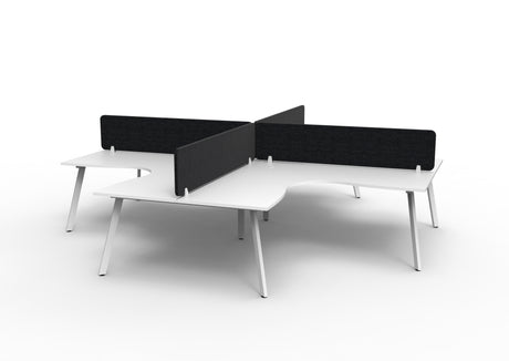 RL Eternity Workstation for 4 Users with Eco Panel Screen