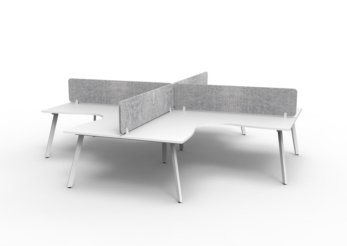 RL Eternity Workstation for 4 Users with Eco Panel Screen