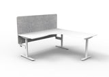 RL Halo Static Corner Workstation with Eco Panel Screen
