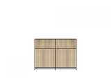 OL Rhodes 4 Door 2 Bay Credenza - Configuration 3