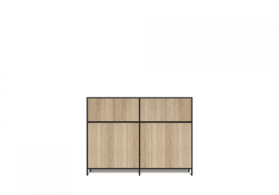 OL Rhodes 4 Door 2 Bay Credenza - Configuration 3