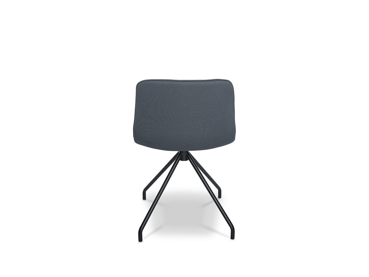 OL Smooth Fabric Upholstered Metal 4 Legs Breakout Chair