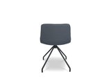 OL Smooth Fabric Upholstered Metal 4 Legs Breakout Chair