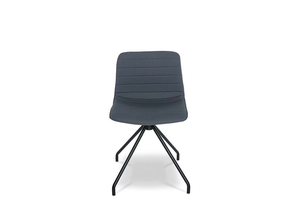 OL Smooth Fabric Upholstered Metal 4 Legs Breakout Chair