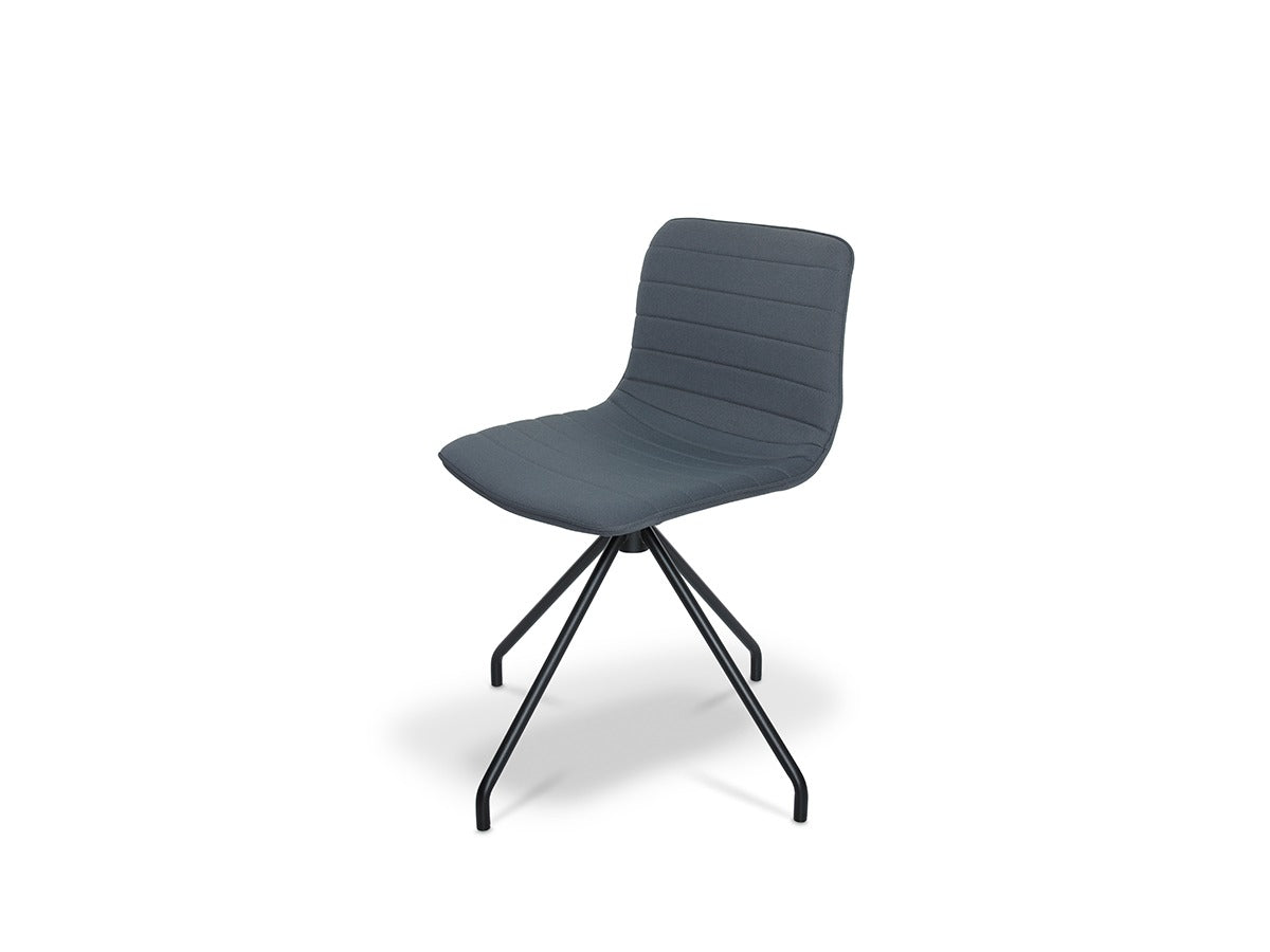 OL Smooth Fabric Upholstered Metal 4 Legs Breakout Chair