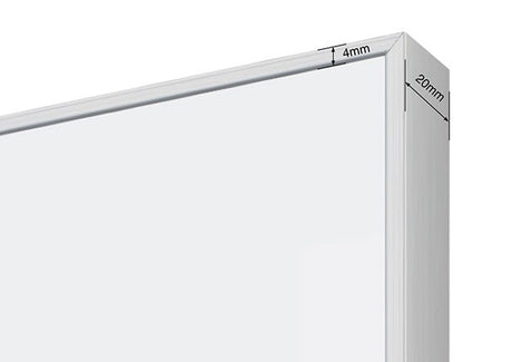 VC LX8 Slim Edge Porcelain Whiteboard