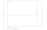 RL Acouline Slide On Desk Screen