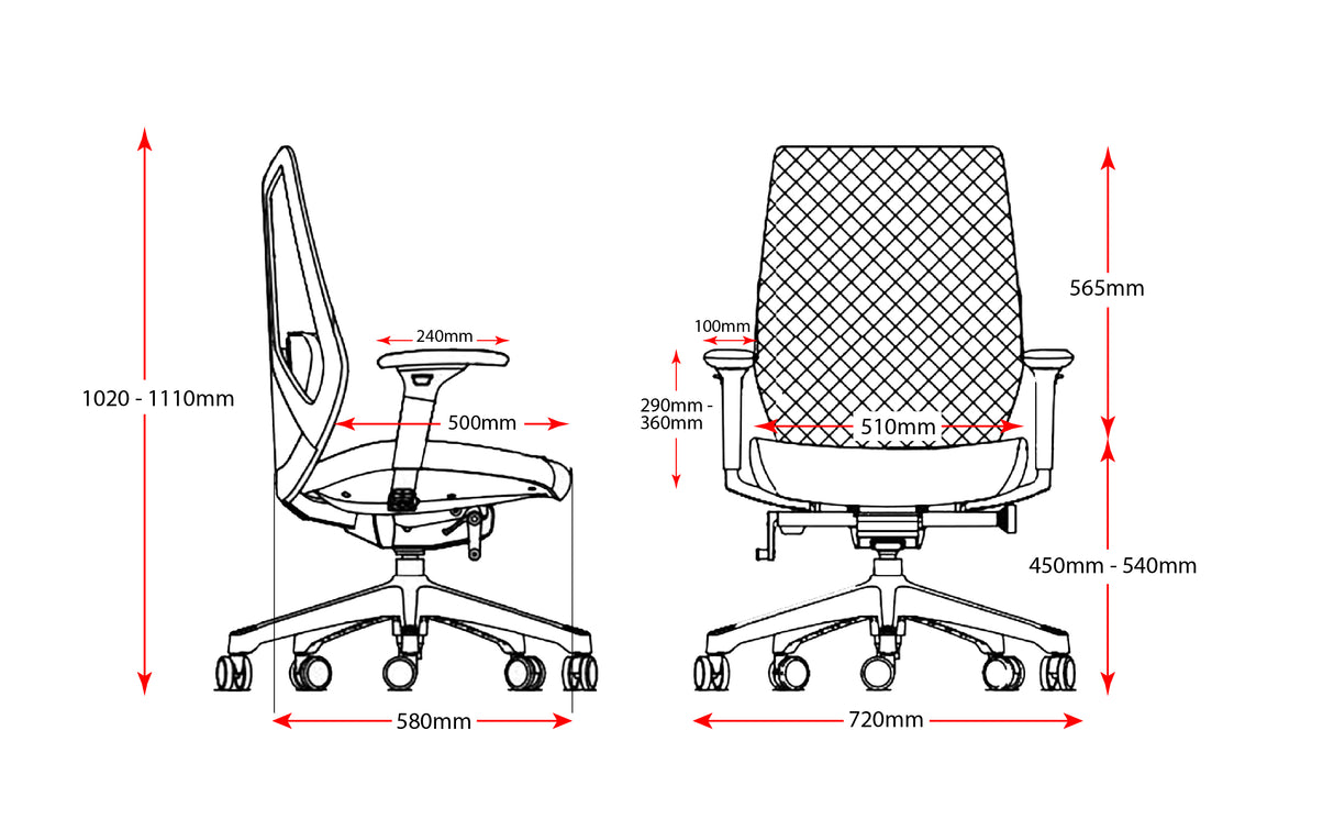 RL Arco High Mesh Back Task Chair