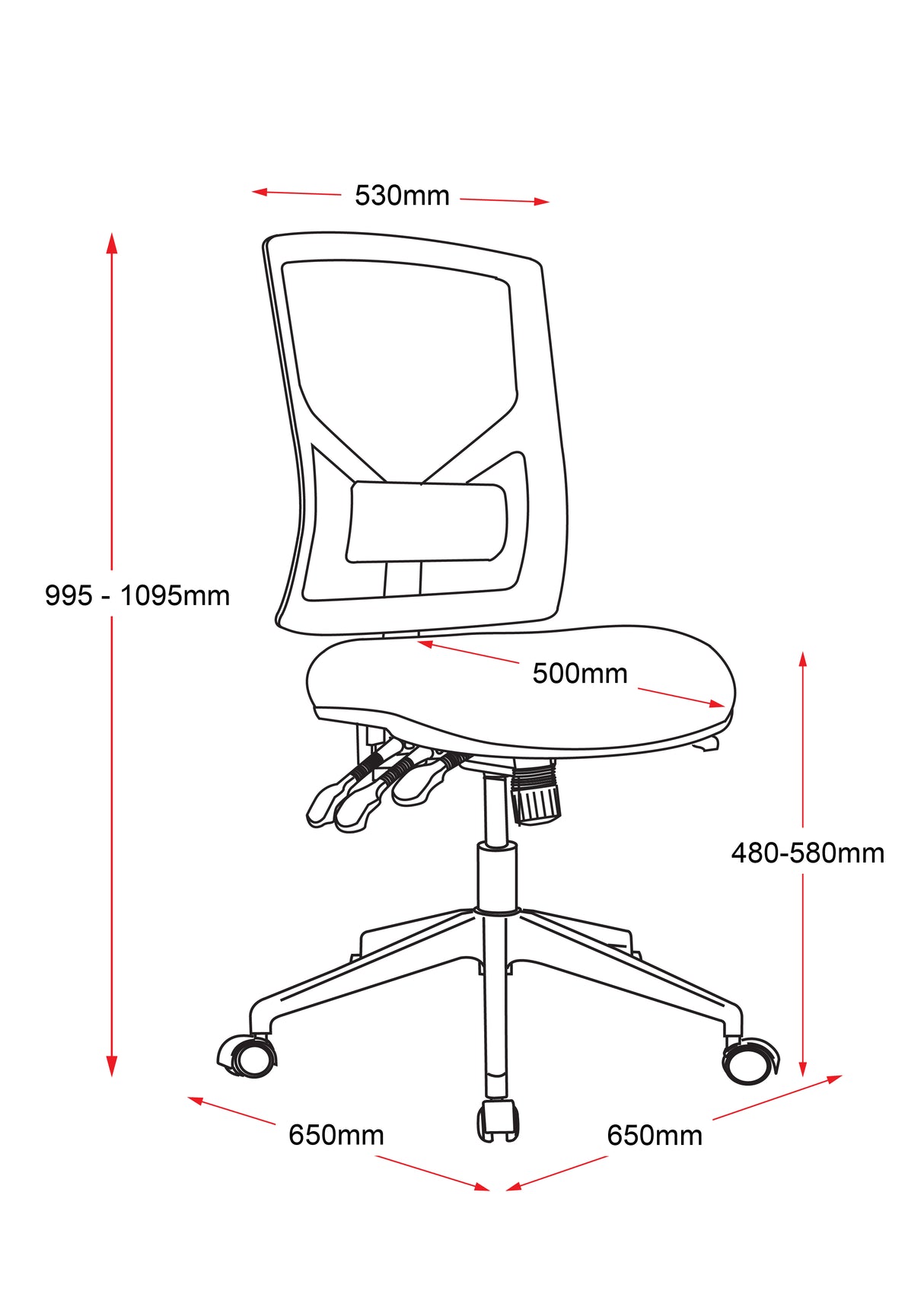 RL Breeze Mesh Back Task Chair