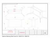 RL Typhoon Metal Meeting Table Frame