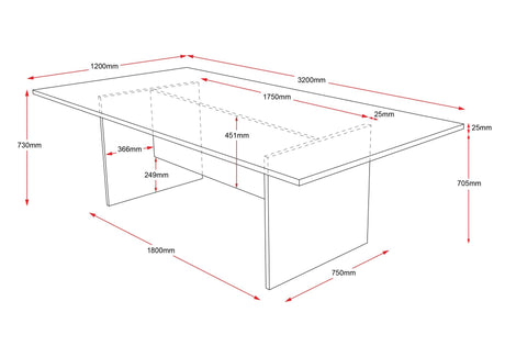 RL Rapid Worker Boardroom Table Base