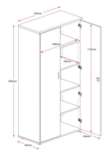 RL Rapid Worker Lockable Cupboard