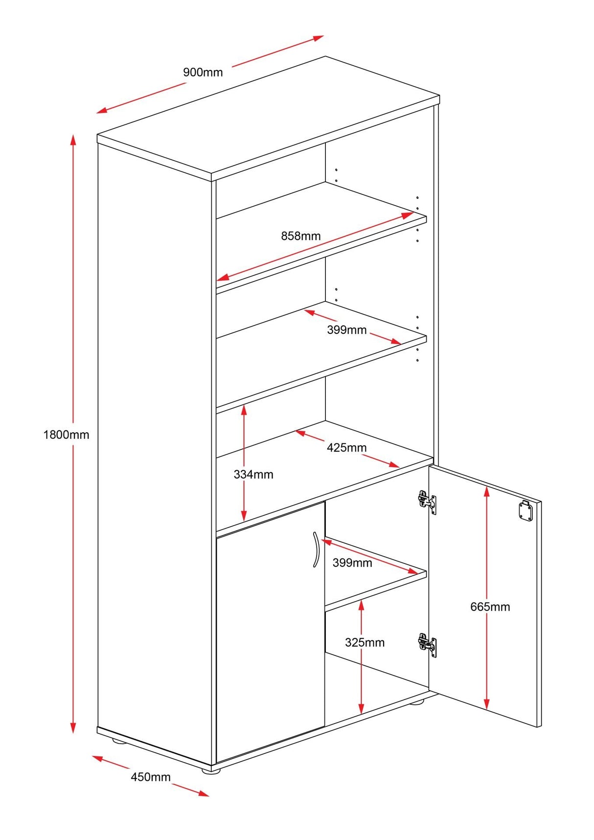 RL Rapid Worker Lockable Wall Unit