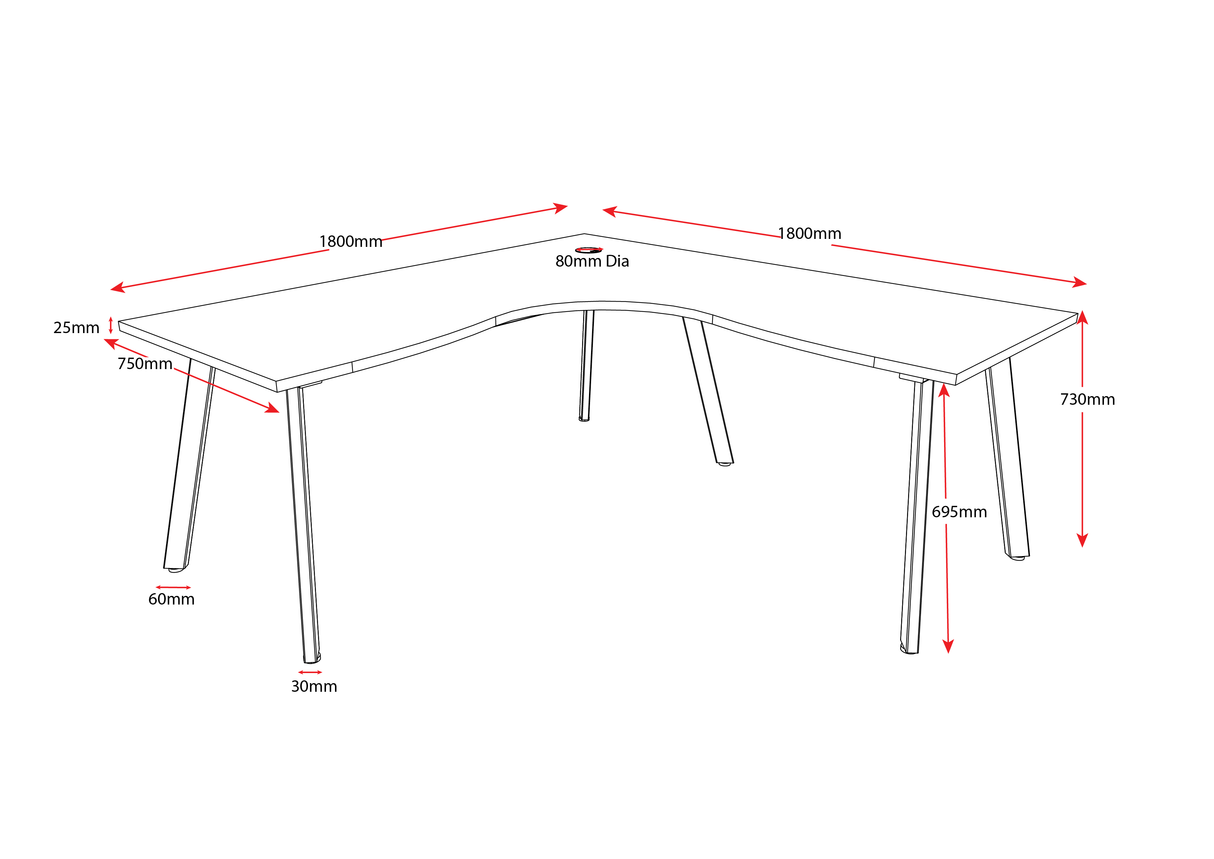 RL Eternity Corner Desk