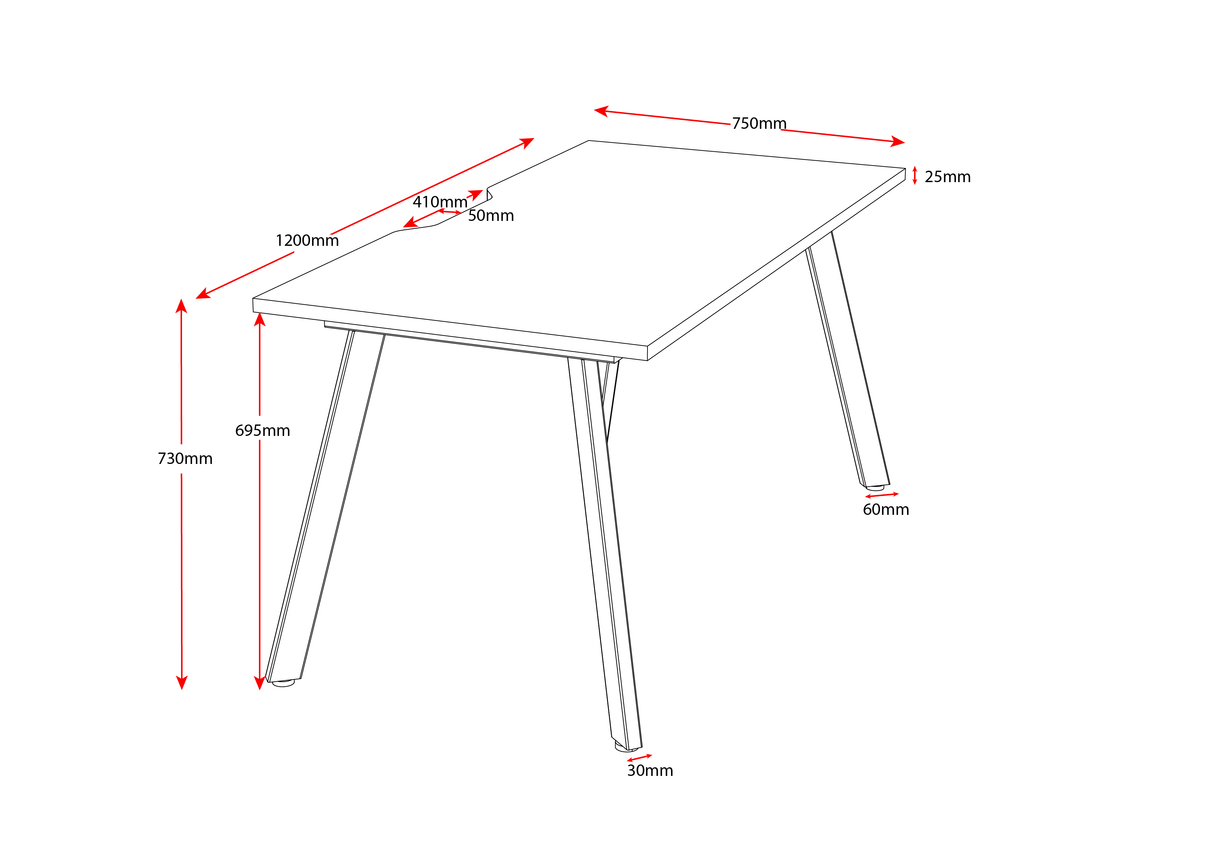 RL Eternity Single Sided Workstation