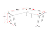 RL Infinity Profile Leg Desk with Return