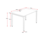 RL Infinity Profile Leg Single Sided System Desk