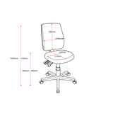 RL Ergo Air Fabric Upholstered High Back Operator Chair