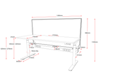 RL Boost Plus Motorized Height Adjustable Workstation