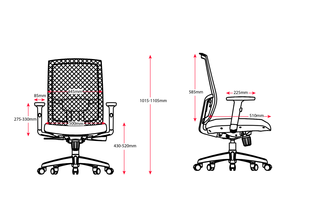 RL Kal High Mesh Back Executive Chair
