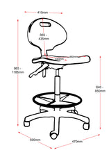 RL Rapid Laboratory Drafting Chair