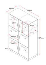 RL Go Office Metal Locker Unit