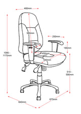 RL PU300 High Back PU Leather Upholstered Executive Chair