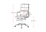 RL PU900H High Back PU Leather Upholstered Executive Chair