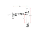 RL Revolve Single Monitor Arm