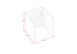 RL Rapid Wall Starter Bracket for Rapid Screens